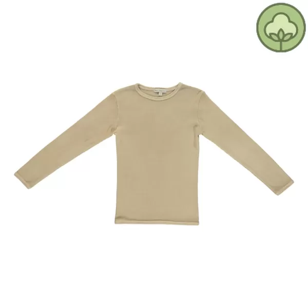 Flash Sale Bebe Organic Gaia Top Sand - Natural Dye