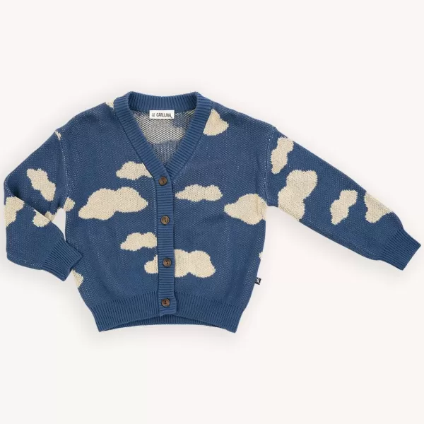 Hot CARLIJNQ Clouds - Knitted Kids Cardigan