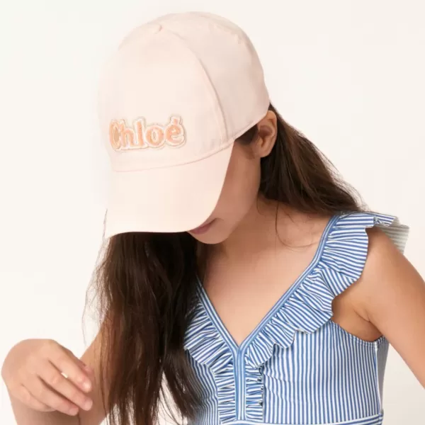 New Chloé Kids Chloe Kids Cap Pink