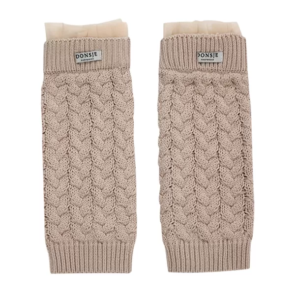 Clearance Donsje Ilotu Leg Warmers Soft Sand