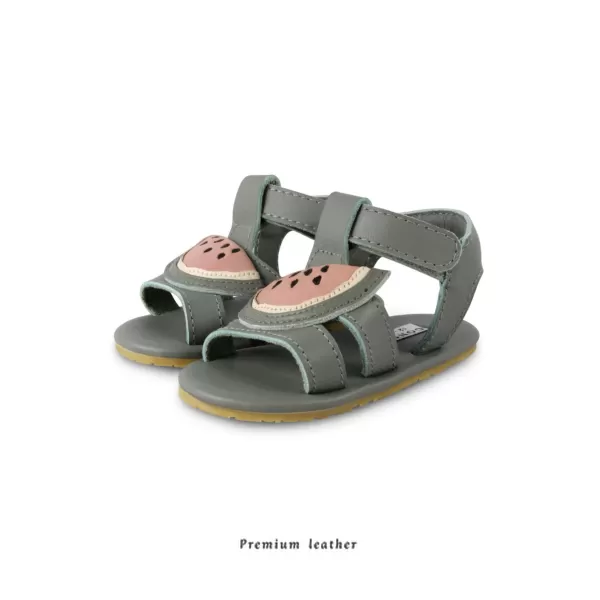 Best Donsje Sadie Watermelon Leather Baby Sandals