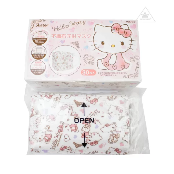 Shop Crown Forever Kids Face Mask Hello Kitty 30Pc