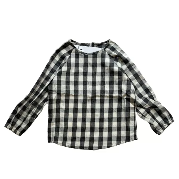 Outlet Message In The Bottle Check Blouse