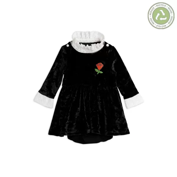 Discount Mini Rodini Crushed Velour Body With Skirt