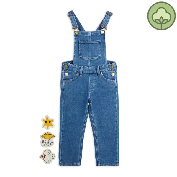 New Mini Rodini Denim Dungarees