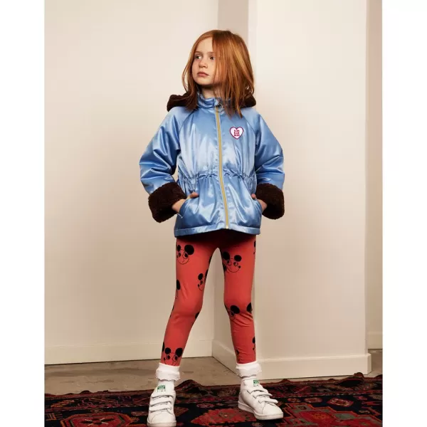 Best Sale Mini Rodini Faux Fur Parka Light Blue