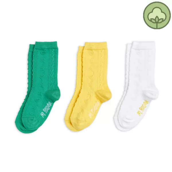 Discount Mini Rodini Pointelle 3 Pack Socks