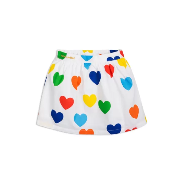 Discount Mini Rodini Rainbow Love Woven Skirt * Final Sale