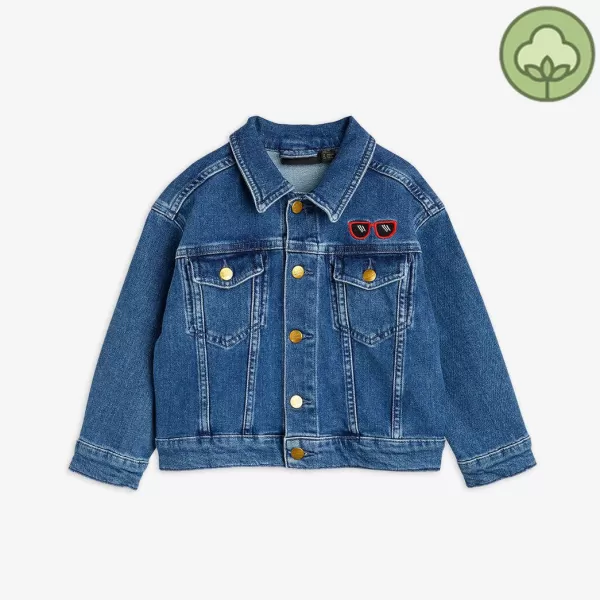 Best Mini Rodini Ritzratz Embroidered Denim Jacket