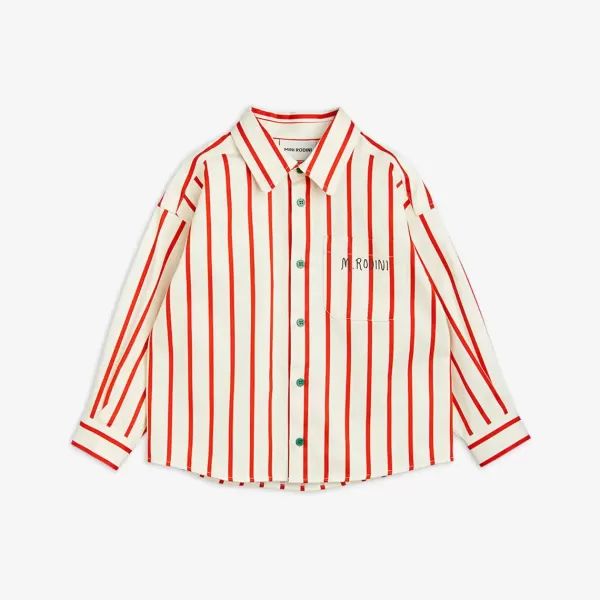 Cheap Mini Rodini Stripe Twill Shirt