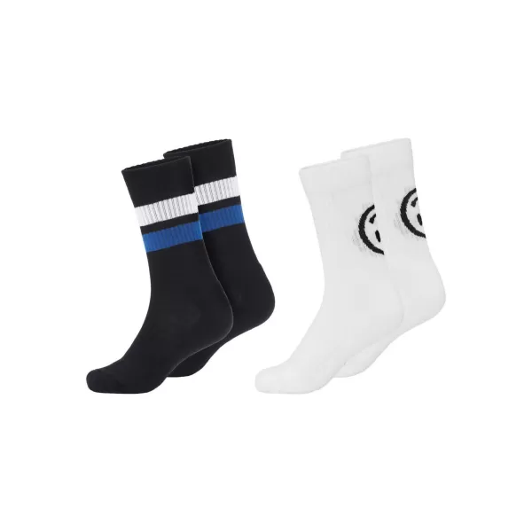 Best Molo Kids Norman White Socks Two Pairs