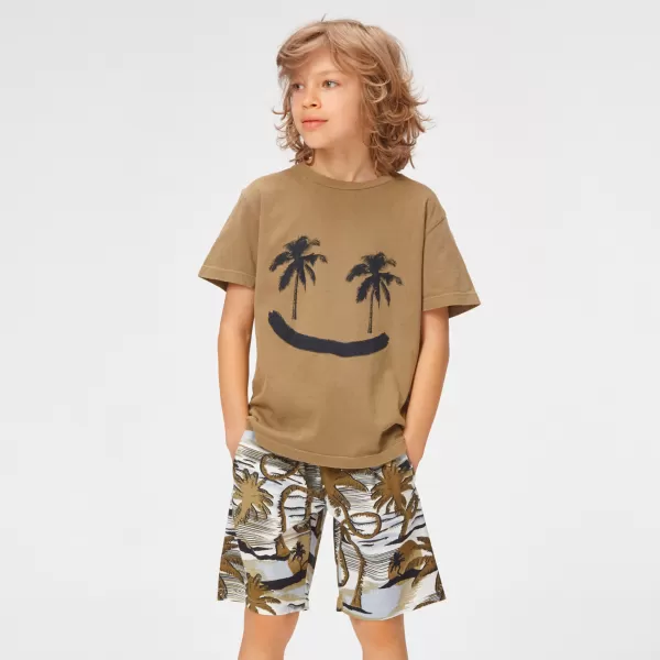 Best Sale Molo Kids Oak Rame T Shirt