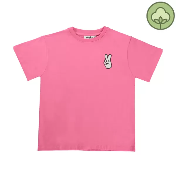 Best Sale Molo Kids Rodney Bubblegum Pink Unisex T Shirt