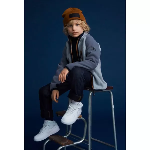 Best Molo Kids Ulrick Grey Melange Jacket