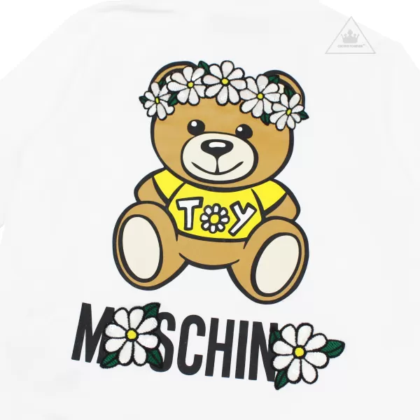 Best Sale Moschino Baby Girl Flower Bear Sweatshirt