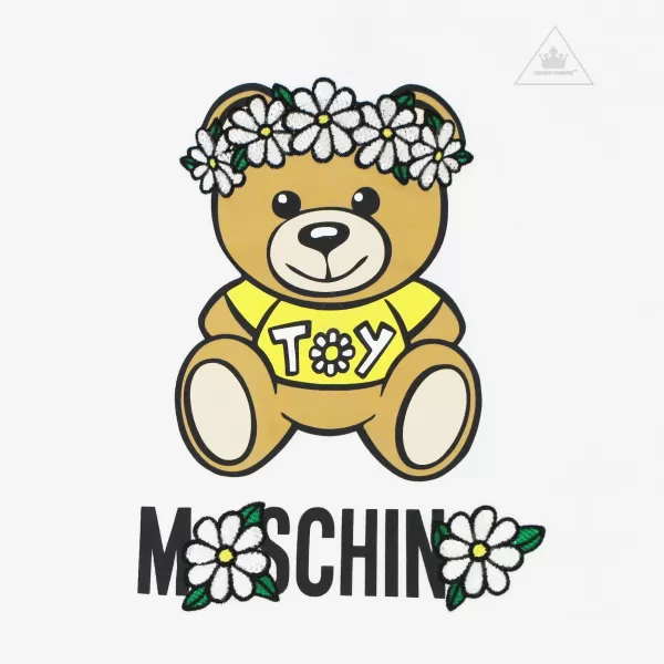 Clearance Moschino Baby Girl Teddy Bear Daisy Flower T Shirt