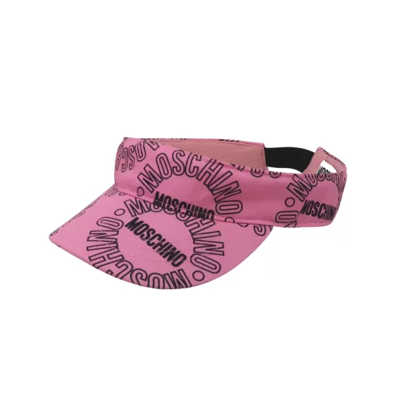 Best Sale Moschino Kid All-Over Logo Print Sun Visor