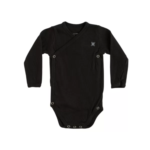 Best Sale Nununu World Baby Soft Envelope Bodysuit Black