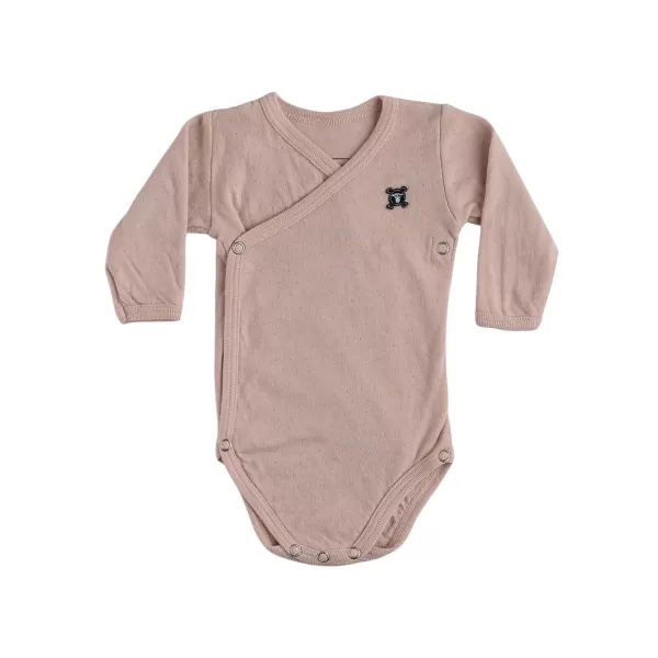 New Nununu World Baby Soft Envelope Bodysuit Pink