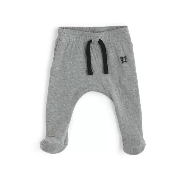 Outlet Nununu World Baby Soft Footed Baggy Pants Grey