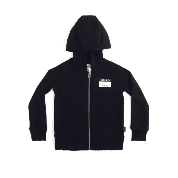 Discount Nununu World Hello Pocket Zip Hoodie