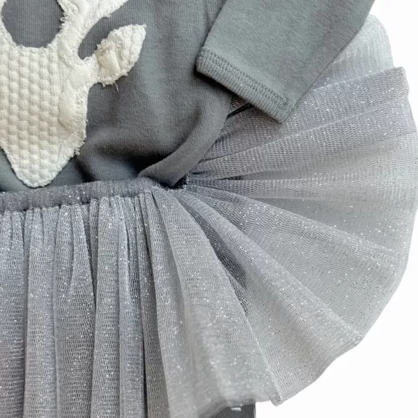 Cheap Oh Baby! Magic Grey Glitter Tulle Skirt