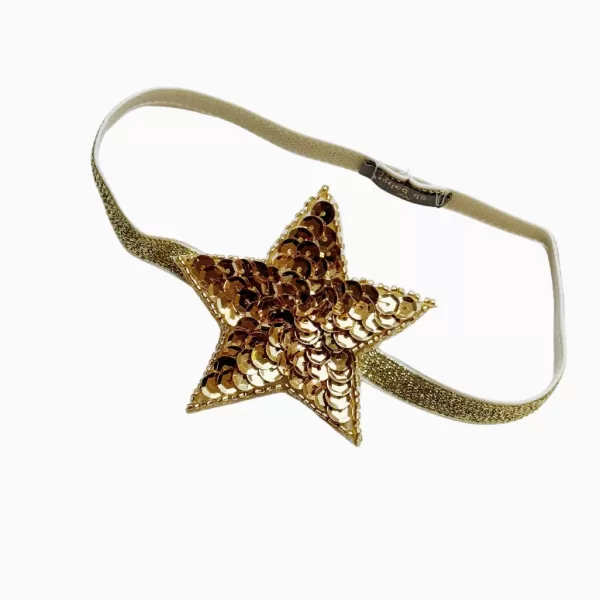 New Oh Baby! Sequin Star Headband