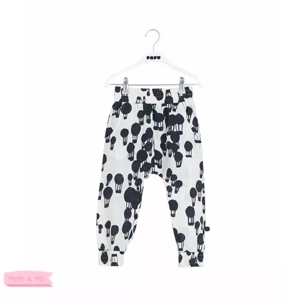 Outlet Papu Stories All Printed Balloons Linen Pant