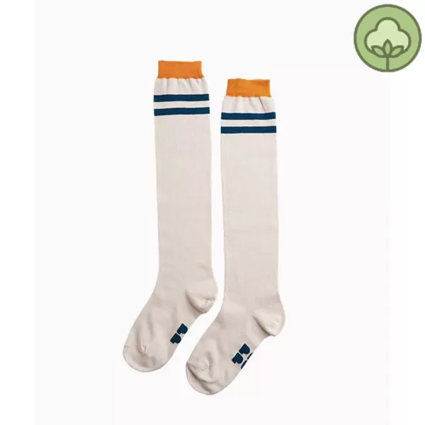 Discount Papu Stories Organic Cotton Beige Knee Socks