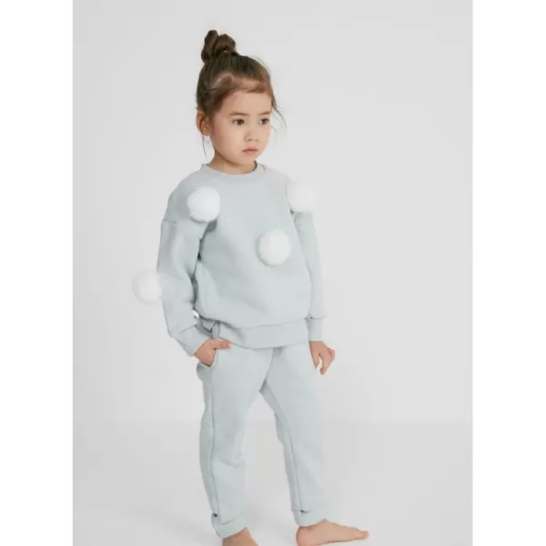 Best Petite Hailey Pompom Sweatshirts Mint * Final Sale