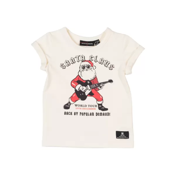 Best Sale Rock Your Baby Santa On Tour T Shirt