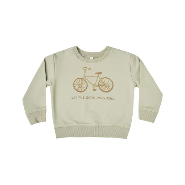 Flash Sale Rylee And Cru Rylee + Cru Bike Terry Sweatshirt Sage