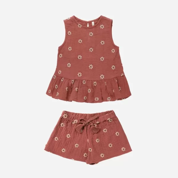 Cheap Rylee And Cru Rylee + Cru Carrie Set | | Embroidered Daisy