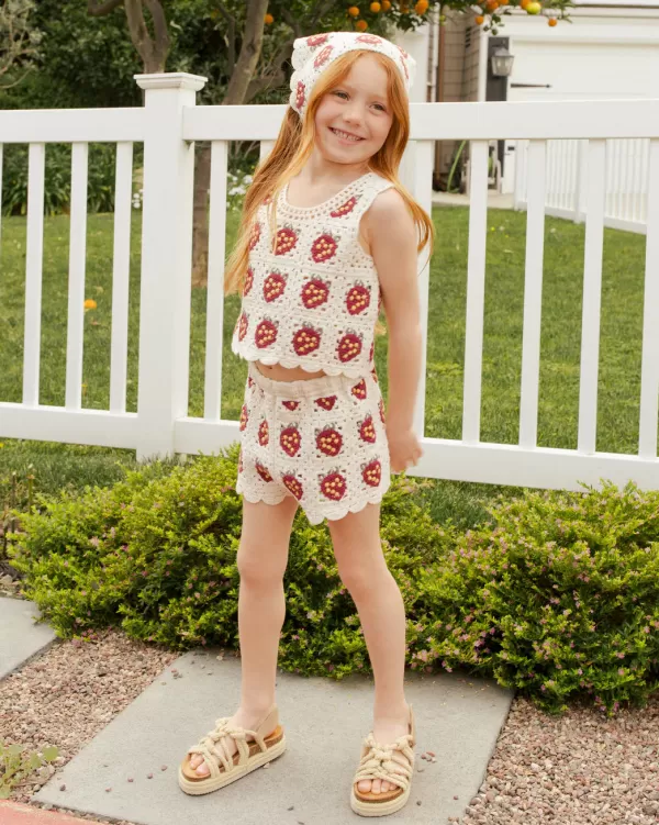 Best Rylee And Cru Rylee + Cru Crochet Tank Set | | Strawberry