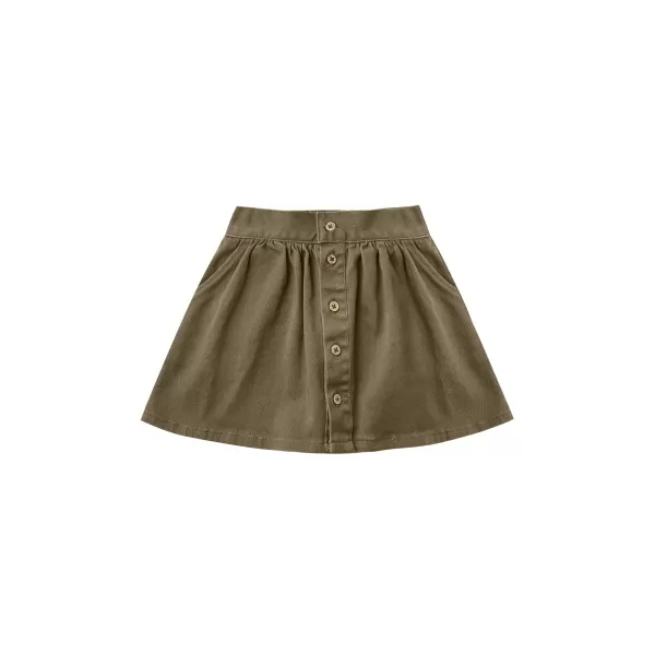 Cheap Rylee And Cru Button Front Mini Skirt Olive