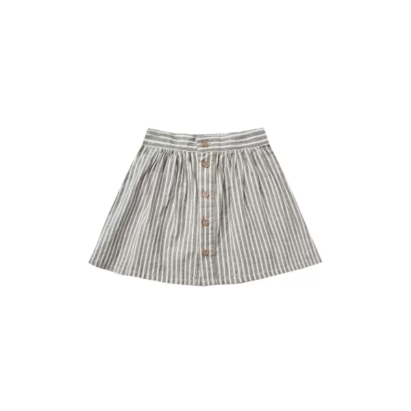 Fashion Rylee And Cru Button Front Mini Skirt Railroad Stripe