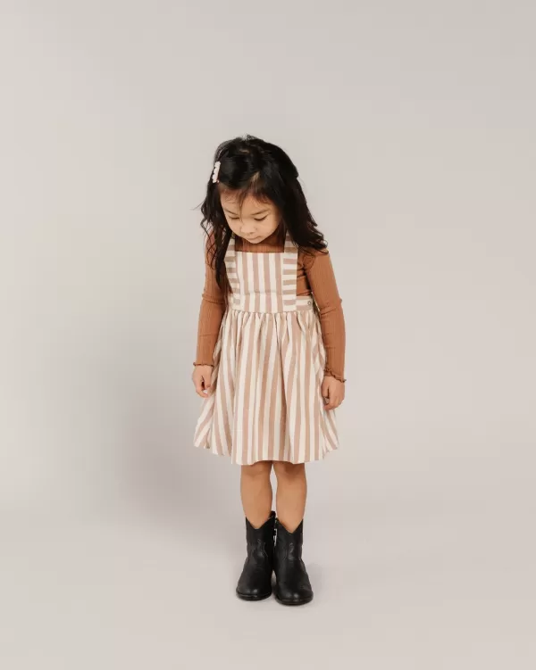 Sale Rylee And Cru Pinafore Dress Retro Stripe