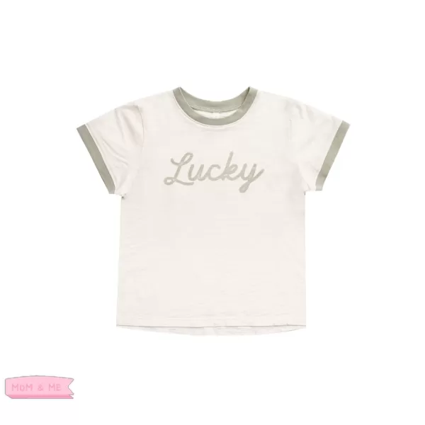 Hot Rylee And Cru Ringer Tee Lucky