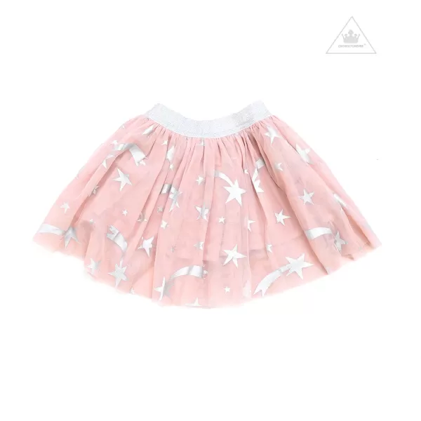 Best Sale Stella McCarney Kids Stella Mccartney Kids Girl Foll Stars Tulle Skirt Pink