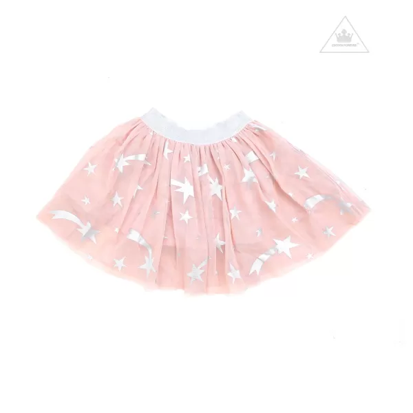 Best Sale Stella McCarney Kids Stella Mccartney Kids Girl Foll Stars Tulle Skirt Pink