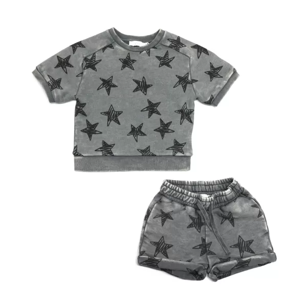 Online Stella McCarney Kids Stella Mccartney Kids Star Tracksuit Shorts Set