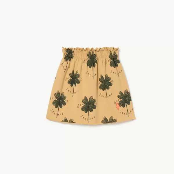 Flash Sale The Animals Observatory Brown Wombat Clovers Skirt