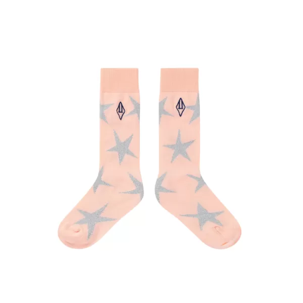 New The Animals Observatory Soft Pink Snail Socks