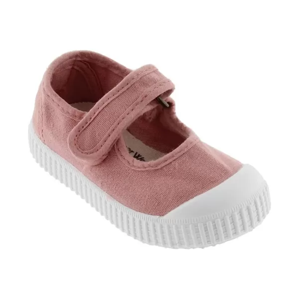 Cheap Victoria Kids Canvas Mary Janes Nude