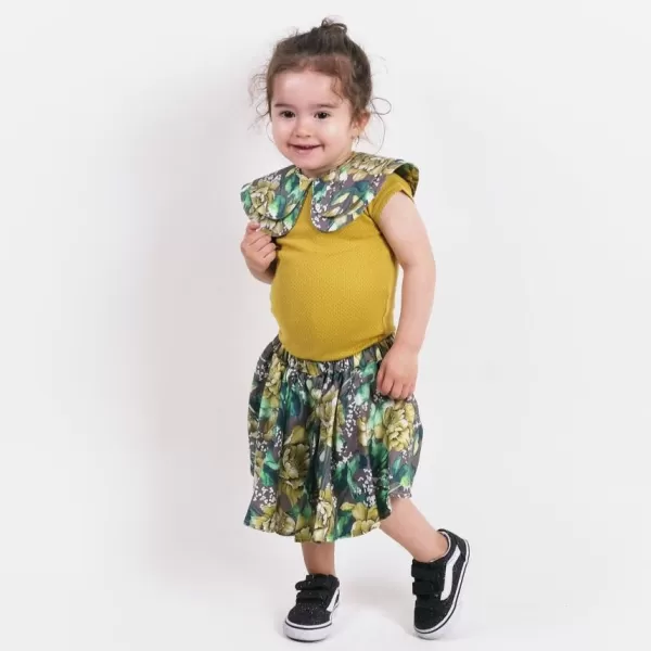 Discount Wolf and Rita Baby Luisa Yellow Flowers Shorts