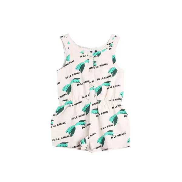 Clearance Wynken Palm Trees Playsuit